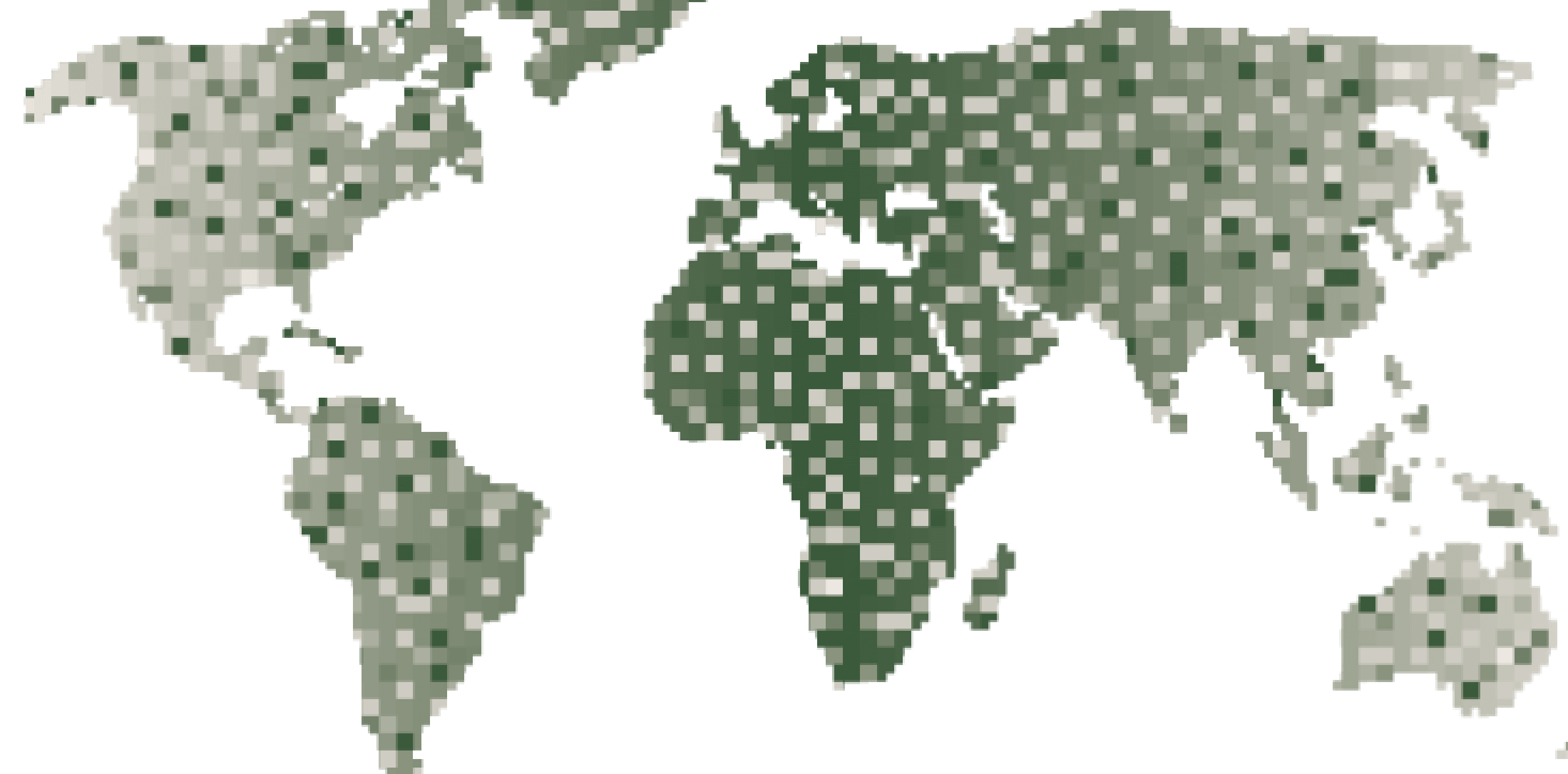 World map visualization